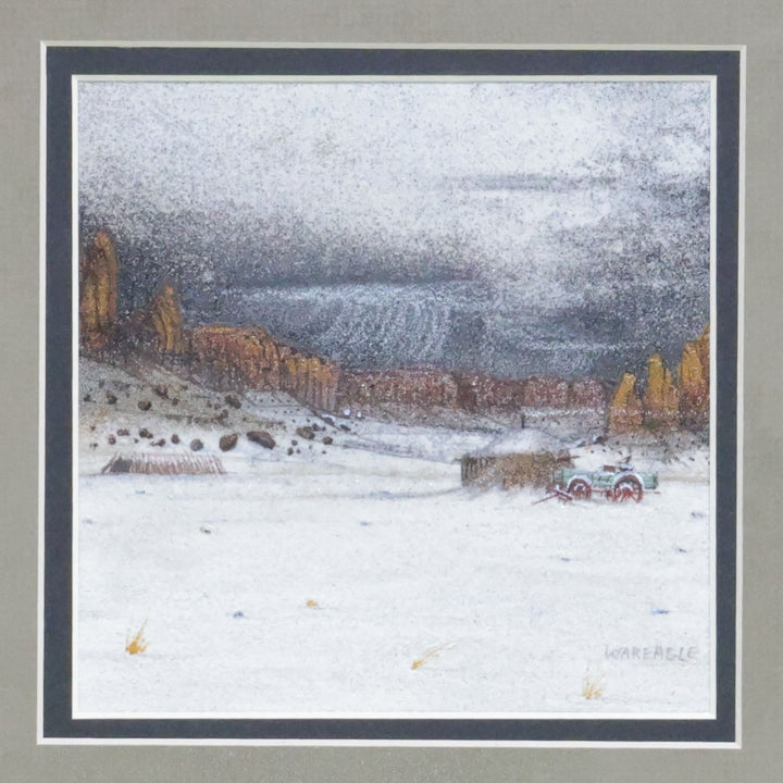 Winter Scene Sandpainting