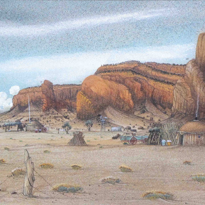 Summer Scene Sandpainting