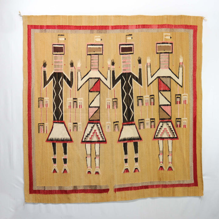 1930s Sandpainting Rug by Vintage Collection - Garland's