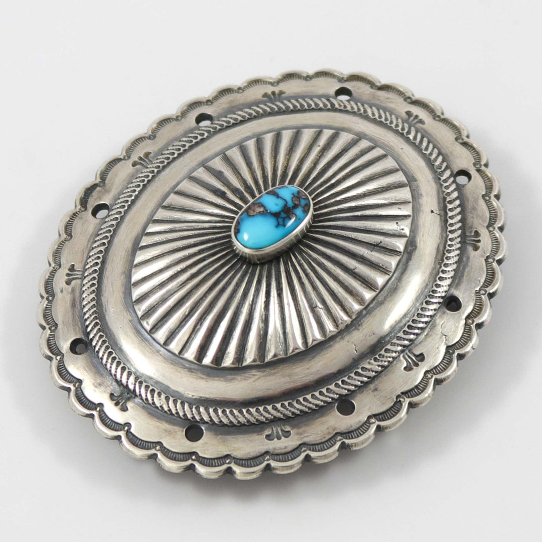 Bisbee Turquoise Buckle by Jesse Robbins - Garland's