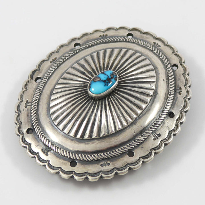 Bisbee Turquoise Buckle by Jesse Robbins - Garland's