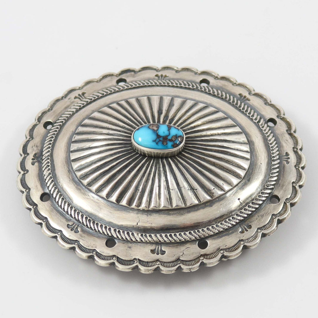Bisbee Turquoise Buckle by Jesse Robbins - Garland's