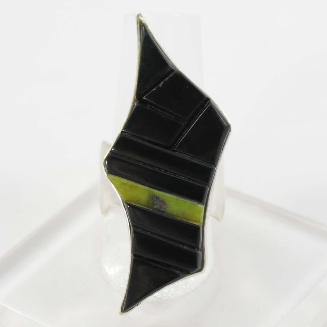 Black Jade and Orvil Jack Ring by Na Na Ping - Garland's