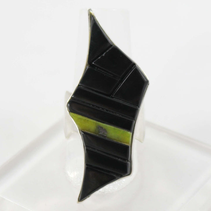 Black Jade and Orvil Jack Ring by Na Na Ping - Garland's