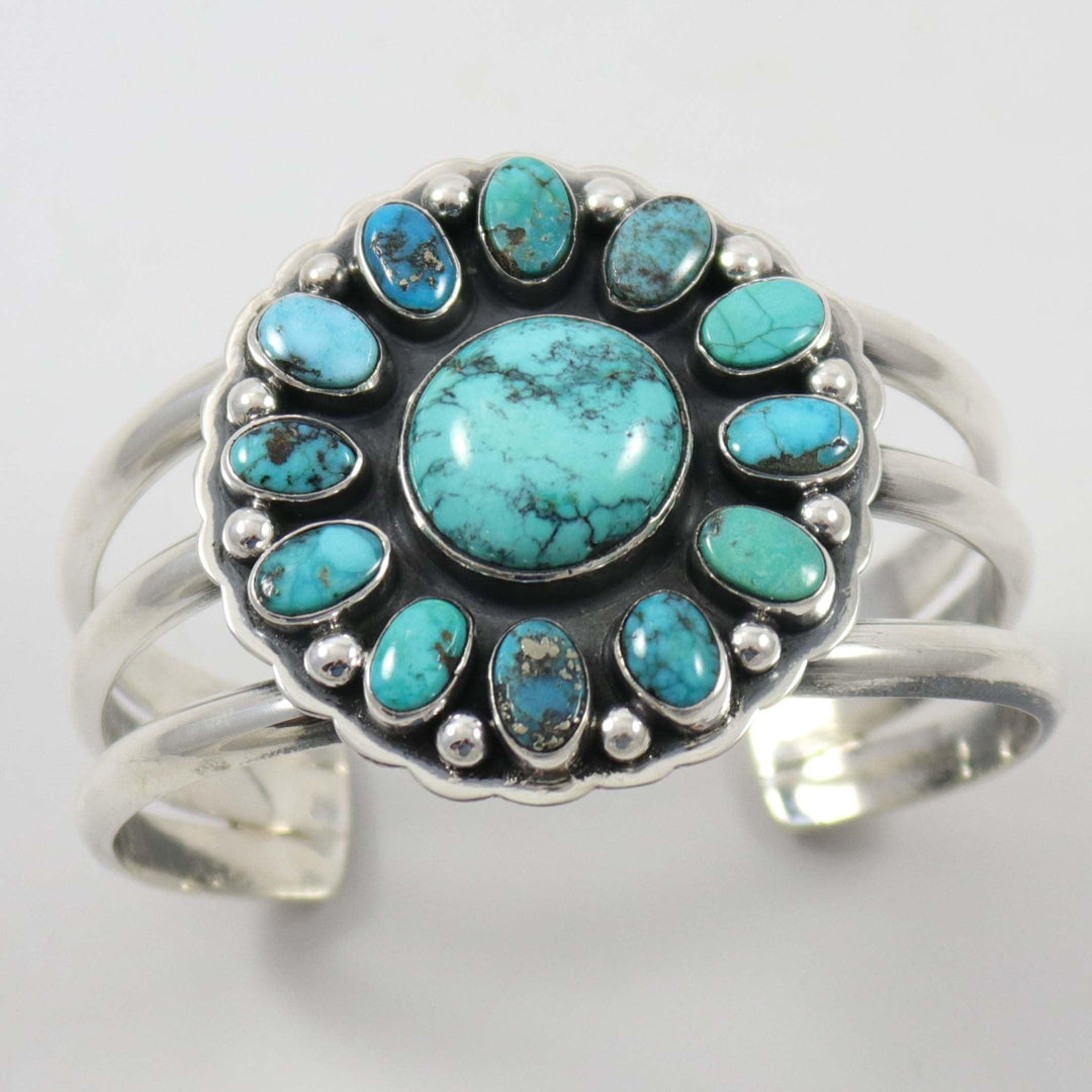 Blue Gem Turquoise Cuff by Noah Pfeffer - Garland's
