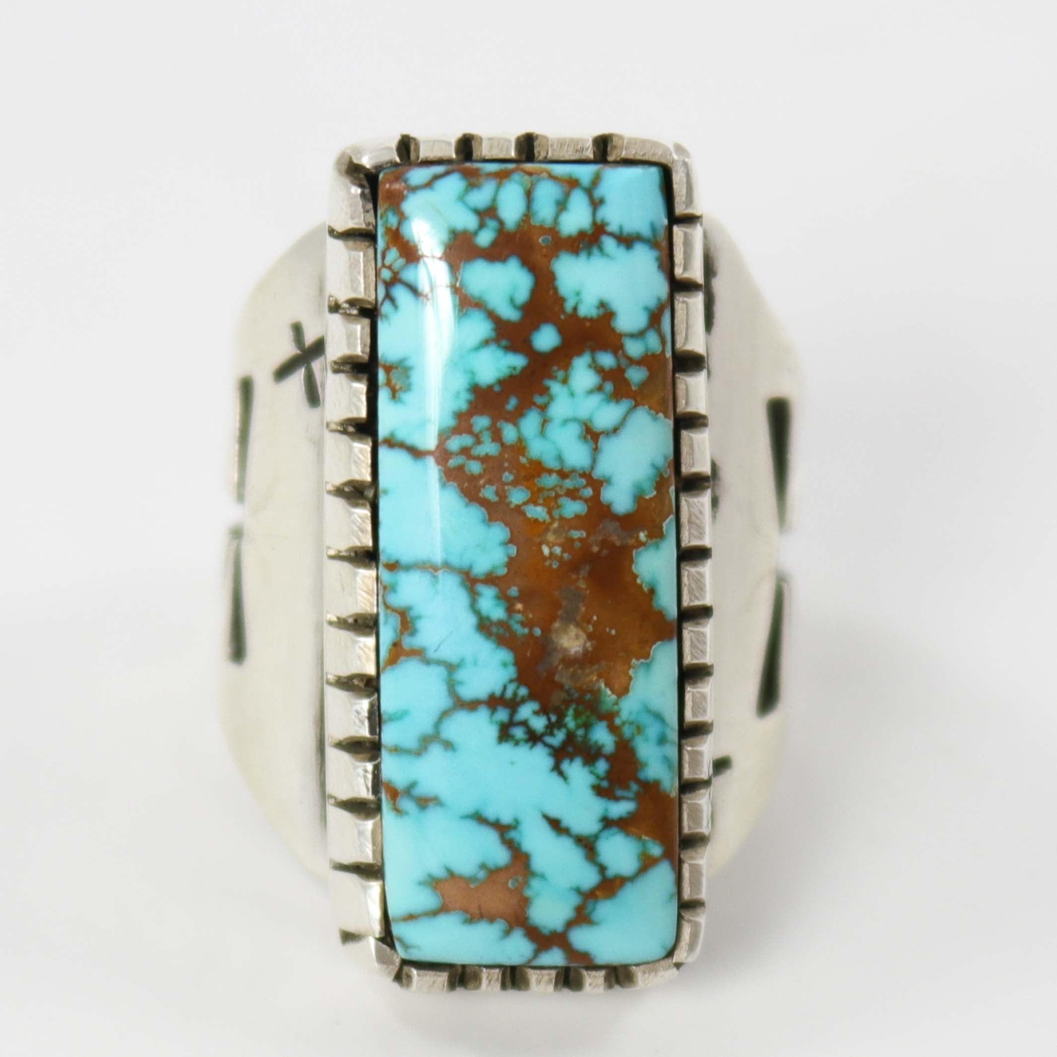 Navajo Wil Vandeverカンデラリア ターコイズ リング　21号 vintage shop NCD | Will Vandever ウィルバンデバー ビズビー