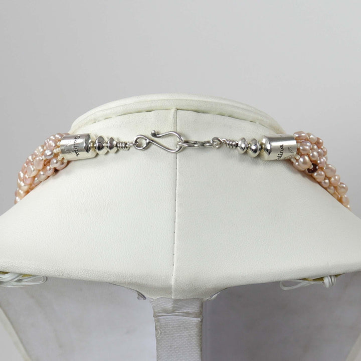 Champagne Pearl Necklace by Colina Yazzie - Garland's