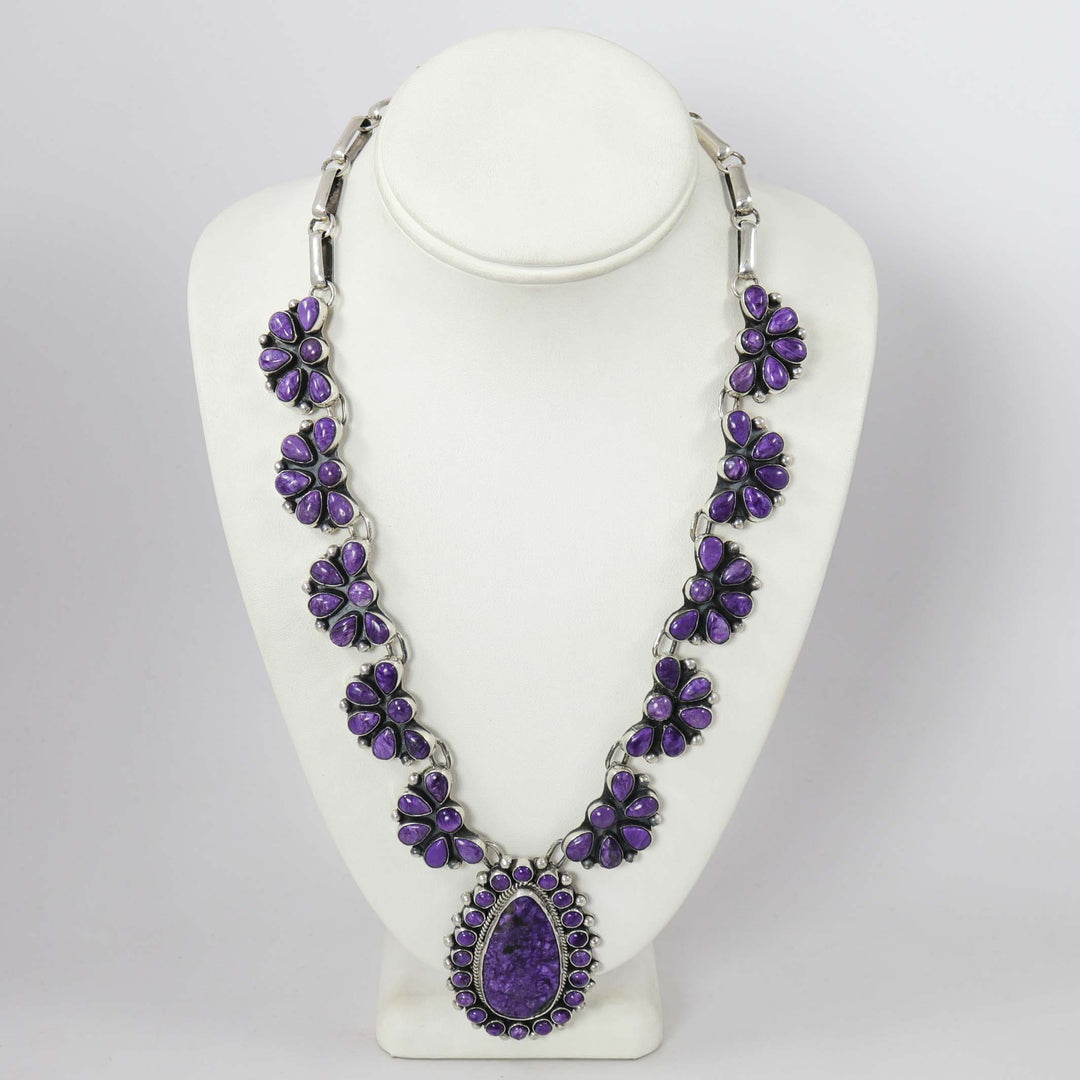 Charoite Necklace by David Lister - Garland's