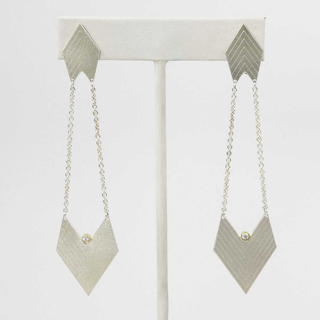 Chevron Earrings by Maria Samora - Garland's