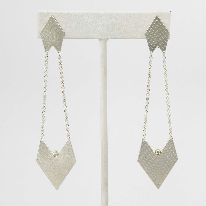 Chevron Earrings by Maria Samora - Garland's