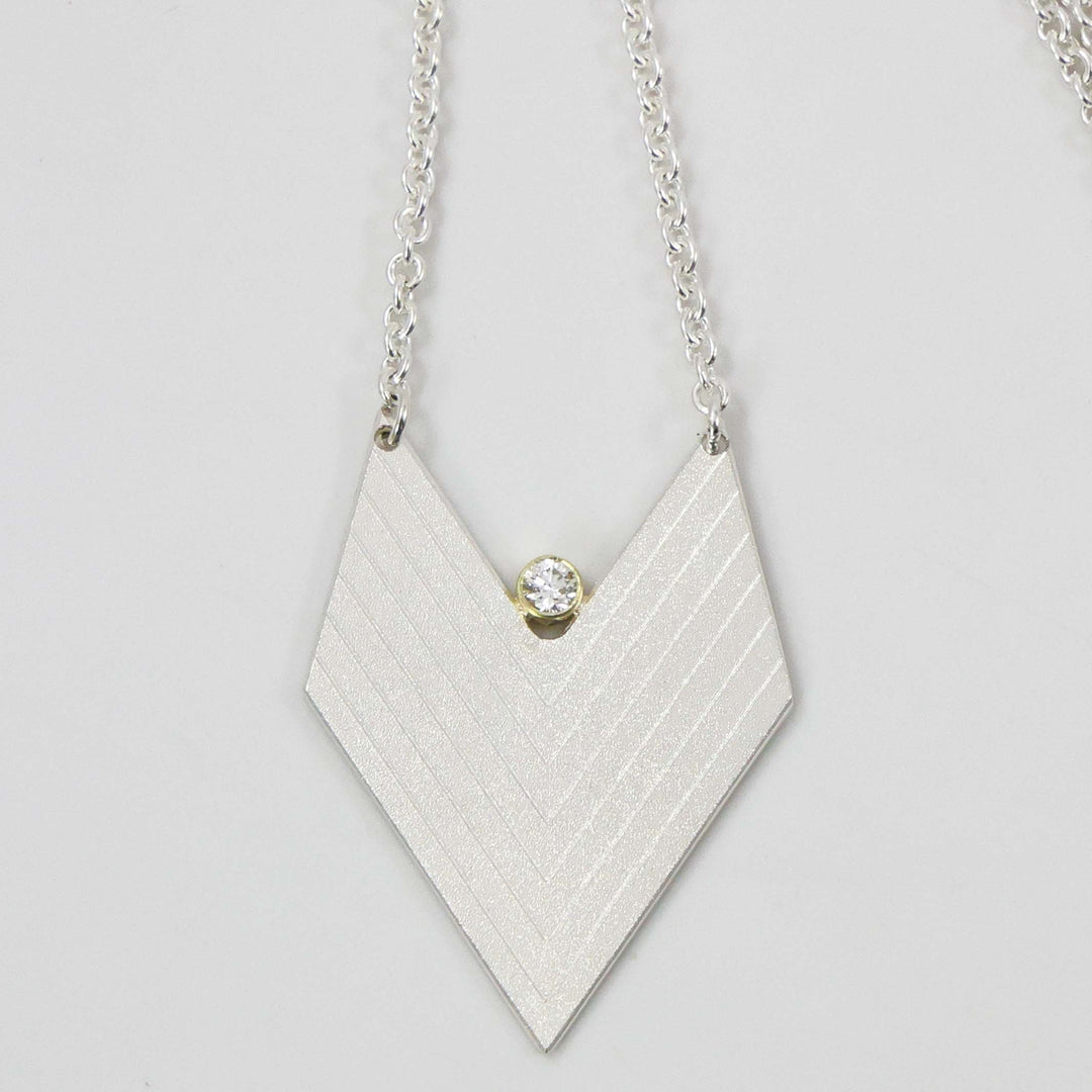 Chevron Necklace by Maria Samora - Garland's