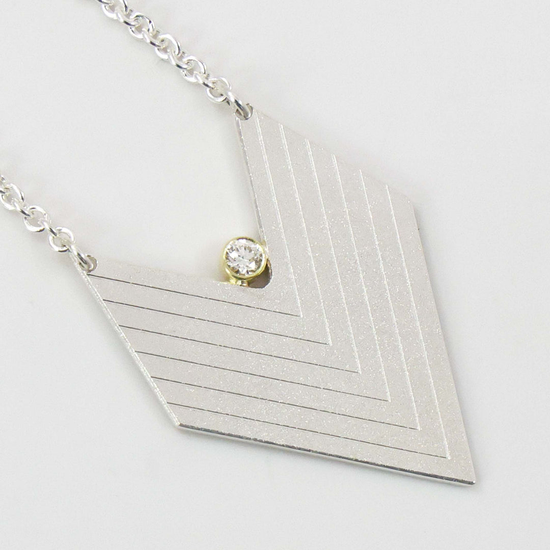 Chevron Necklace by Maria Samora - Garland's