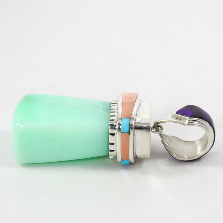 Chrysoprase Pendant by Noah Pfeffer - Garland's