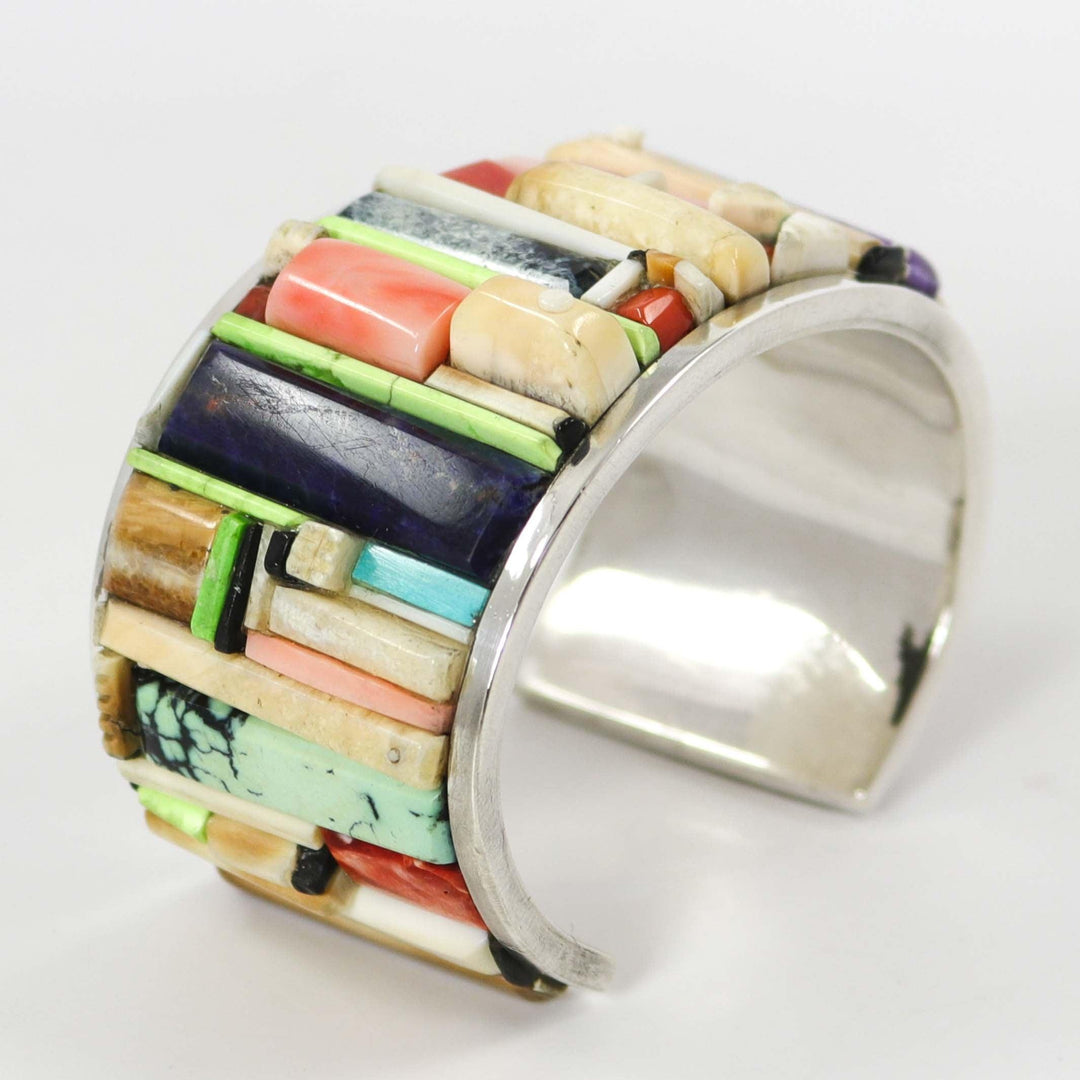 Colorful Inlay Cuff by Don Staats - Garland's