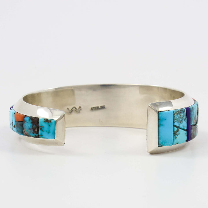 Colorful Inlay Cuff by Wes Willie - Garland's