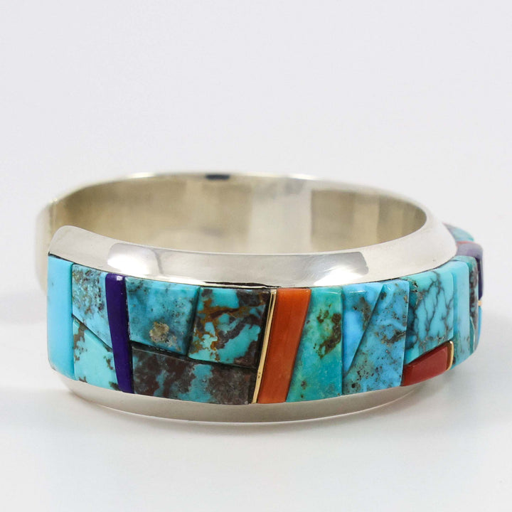 Colorful Inlay Cuff by Wes Willie - Garland's