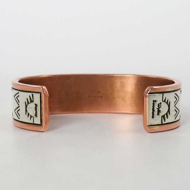Copper and Silver Cuff by Wylie Secatero - Garland's