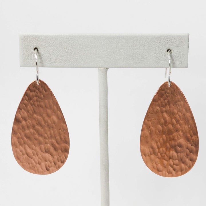 Copper Earrings by Joe Jr. and Valerie Calabaza - Garland's