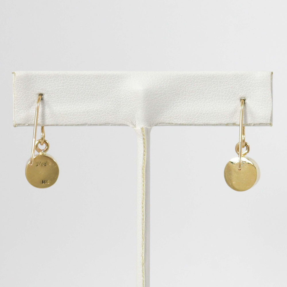 Coral and Gold Earrings by Noah Pfeffer - Garland's