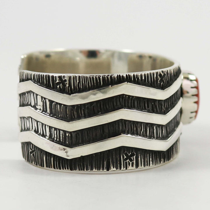 Coral Cuff by Kee Yazzie - Garland's