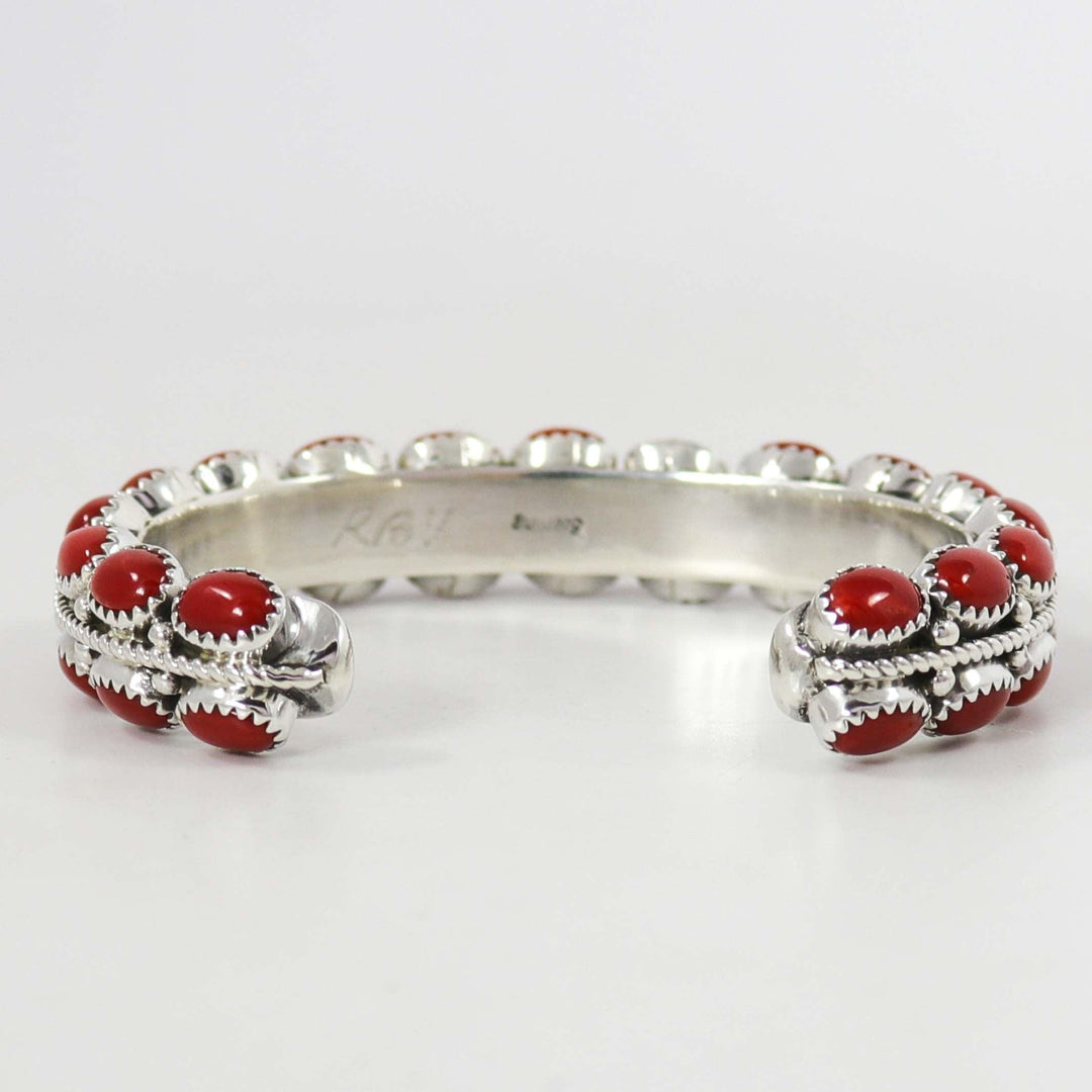 Coral Cuff by Ruth Yazzie - Garland's