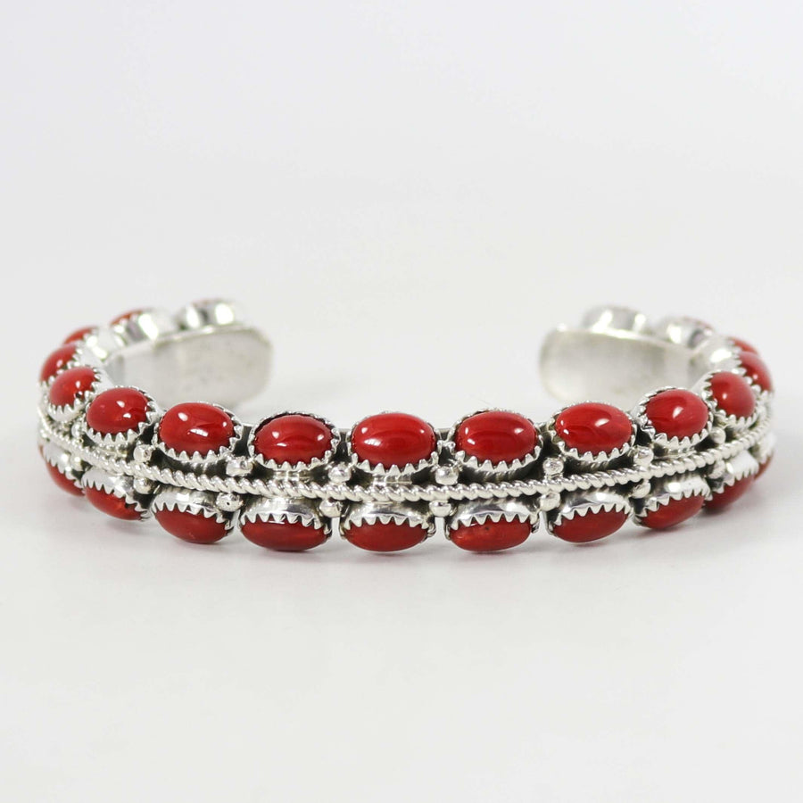 Coral Cuff by Ruth Yazzie - Garland's