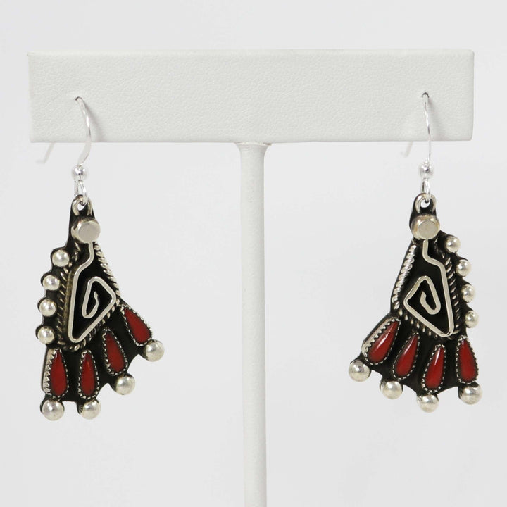 Coral Earrings by Billy Betoney - Garland's