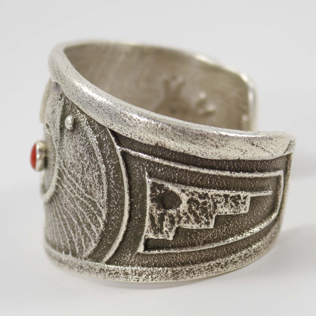 Coral Parrot Cuff by Anthony Lovato - Garland's