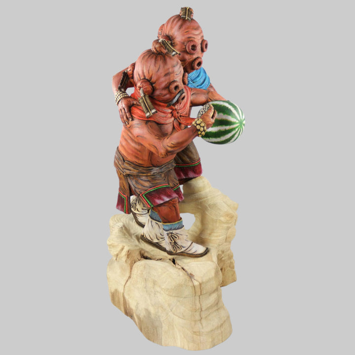 Father and Son Mudhead Kachina by Arthur Holmes Jr. - Garland's