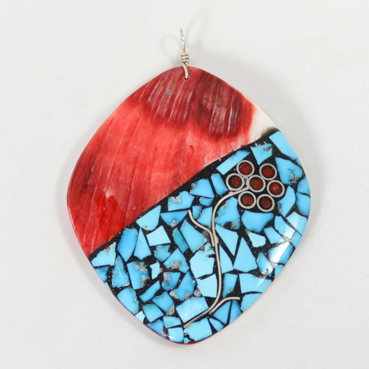 Flower Pendant by Joe Jr. and Valerie Calabaza - Garland's