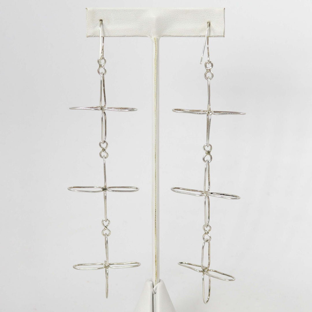 Four Direction Earrings by Carlo Lonjose - Garland's