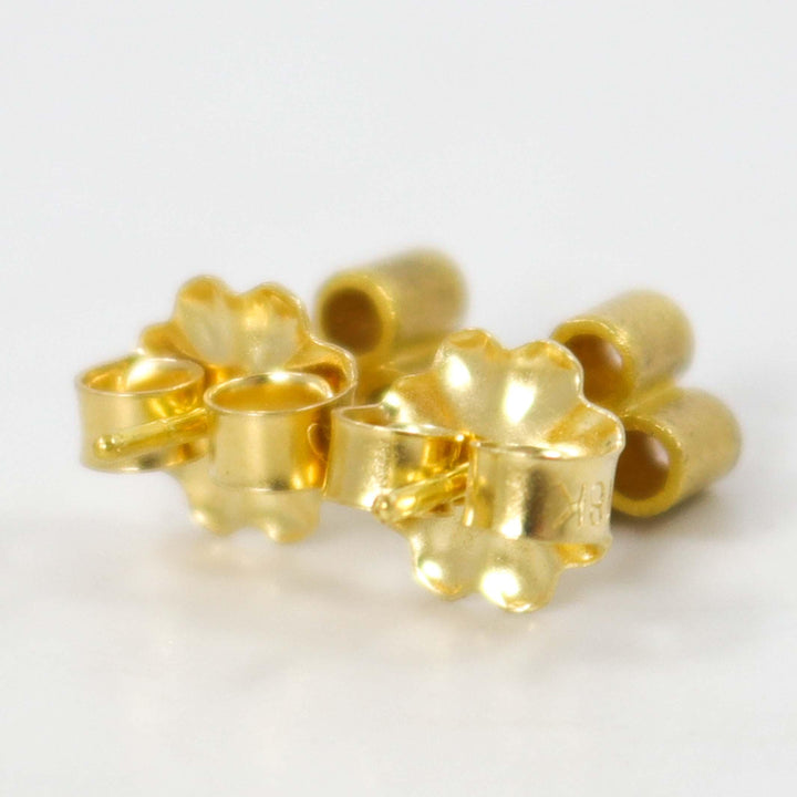 Gold and Diamond Earrings by Maria Samora - Garland's