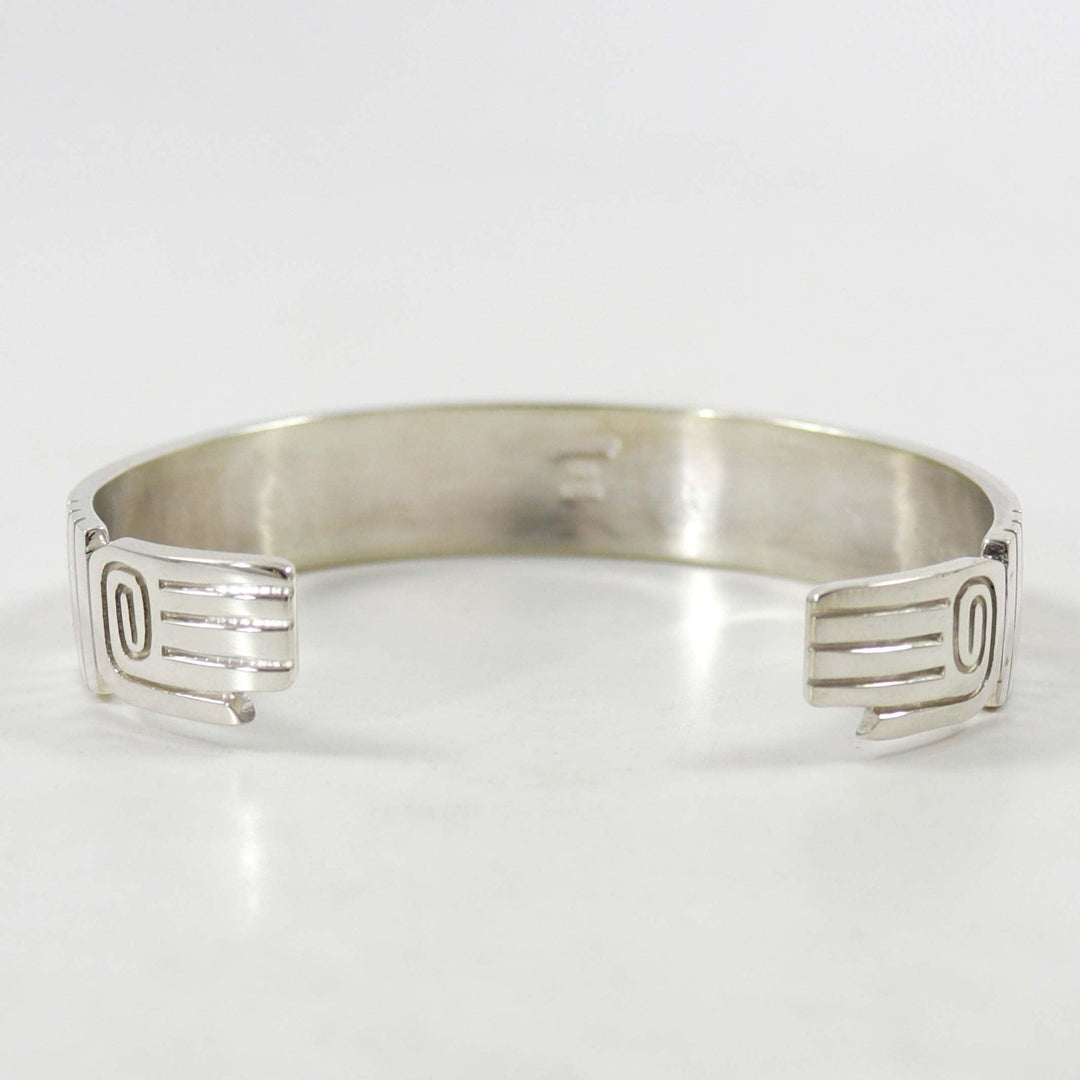 Gold on Silver Bear Cuff by Robert Taylor - Garland's