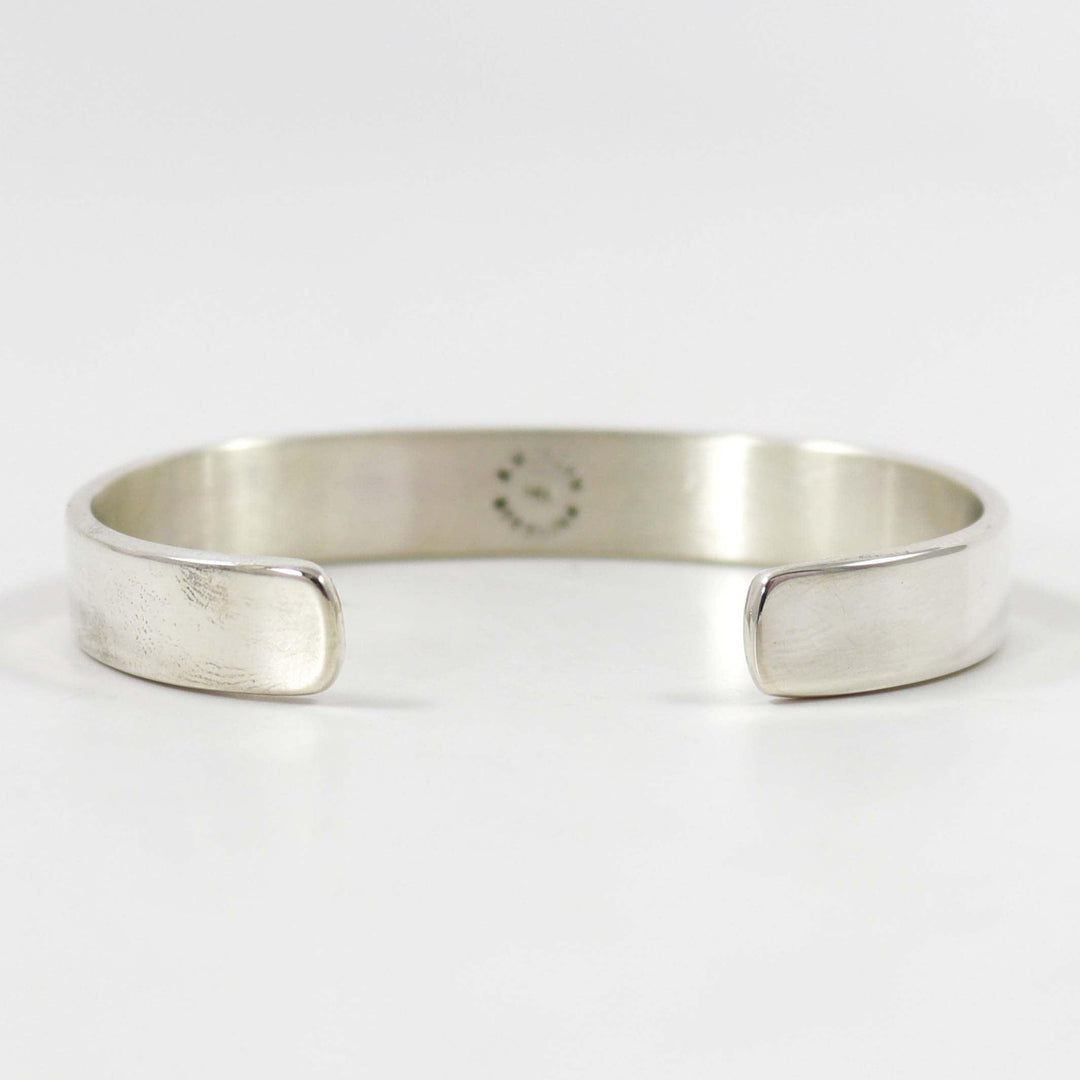 Gold on Silver Cuff by Bruce Morgan - Garland's