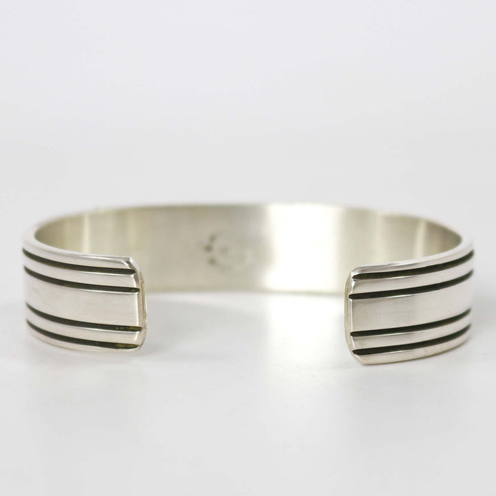 Gold on Silver Cuff by Bruce Morgan - Garland's
