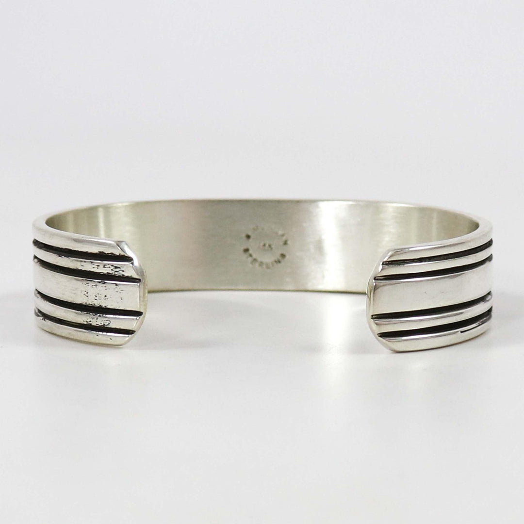 Gold on Silver Cuff by Bruce Morgan - Garland's