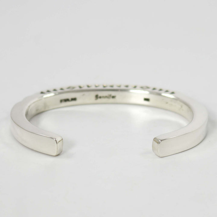 Gold on Silver Cuff by Jennifer Curtis - Garland's