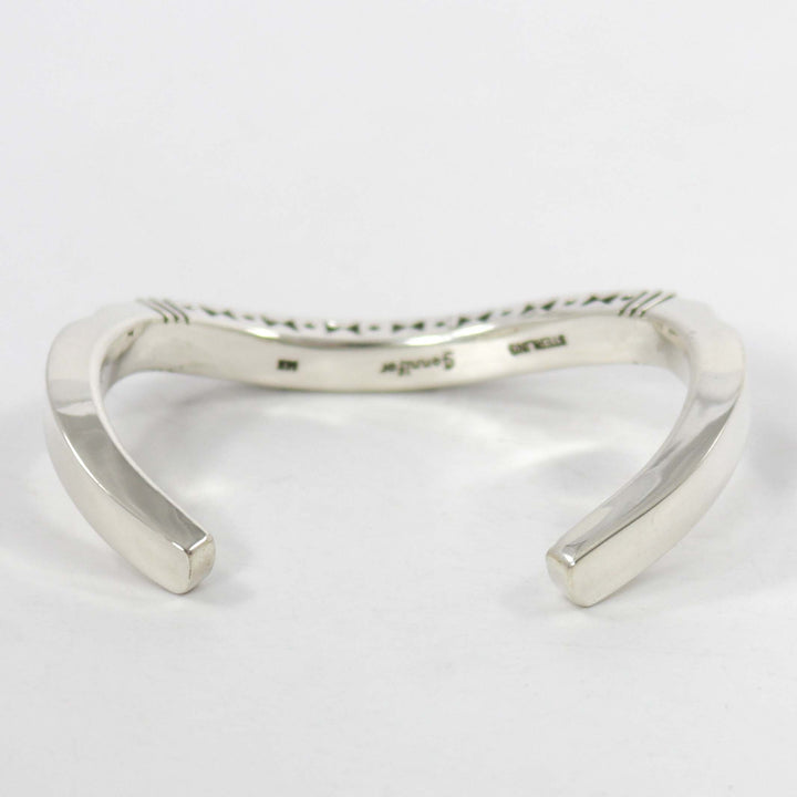 Gold on Silver Cuff by Jennifer Curtis - Garland's