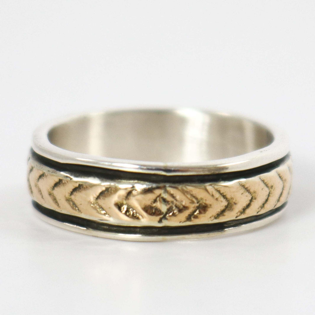Gold on Silver Ring by Bruce Morgan - Garland's