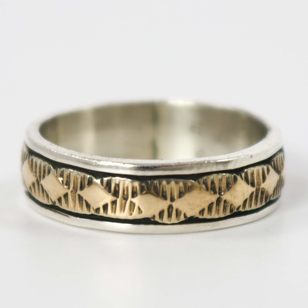 Gold on Silver Ring by Bruce Morgan - Garland's