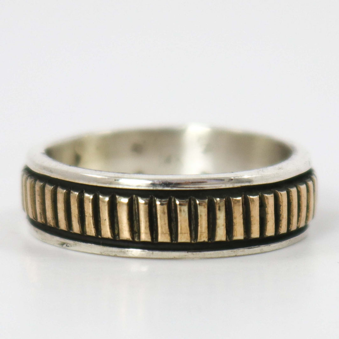 Gold on Silver Ring by Bruce Morgan - Garland's