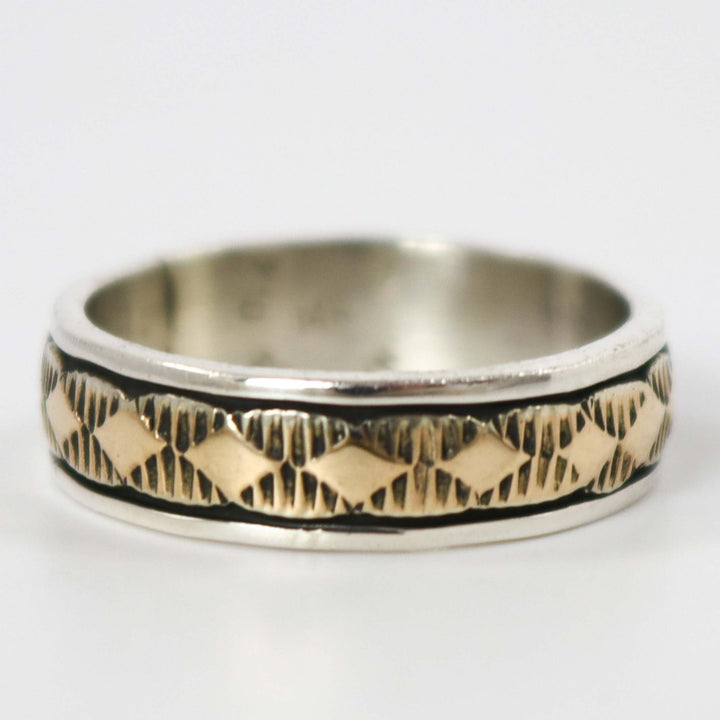 Gold on Silver Ring by Bruce Morgan - Garland's