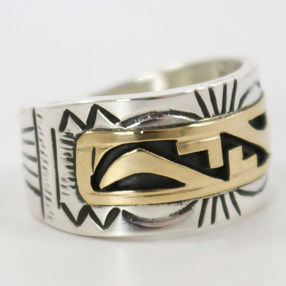 Gold on Silver Ring by Peter Nelson - Garland's