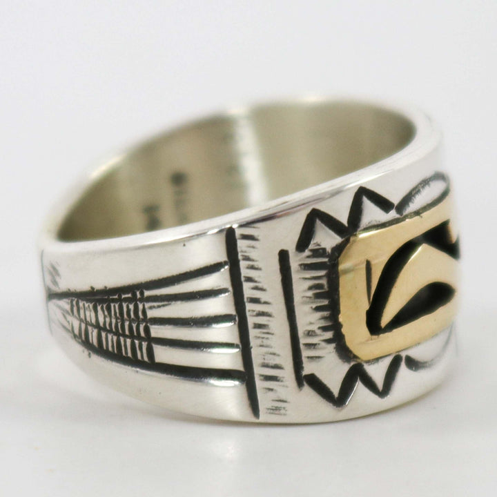 Gold on Silver Ring by Peter Nelson - Garland's