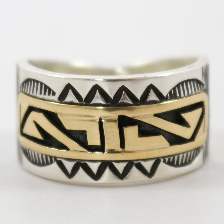 Gold on Silver Ring by Peter Nelson - Garland's