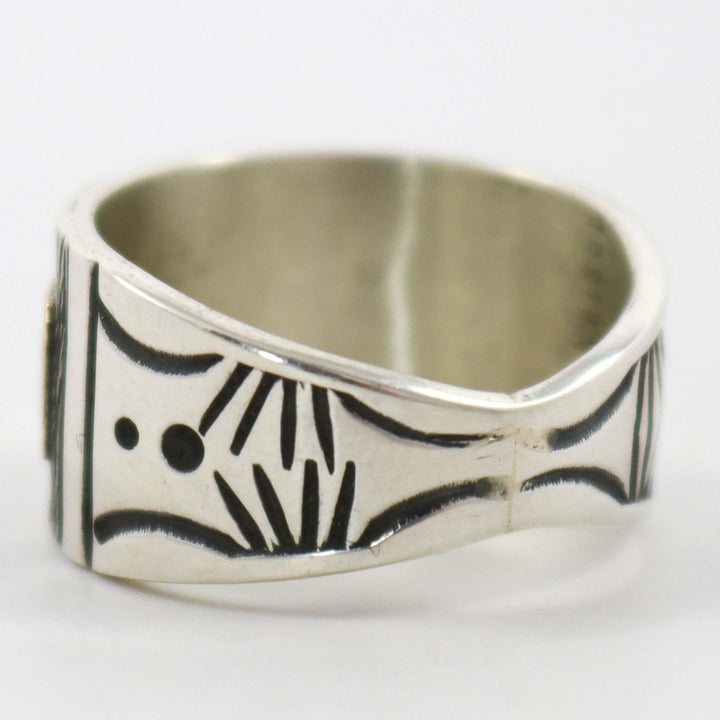 Gold on Silver Ring by Peter Nelson - Garland's