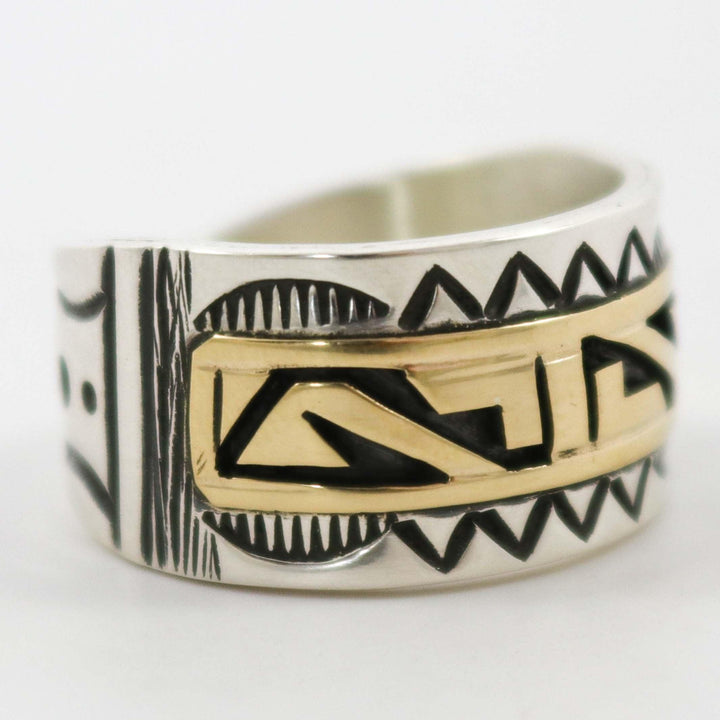 Gold on Silver Ring by Peter Nelson - Garland's