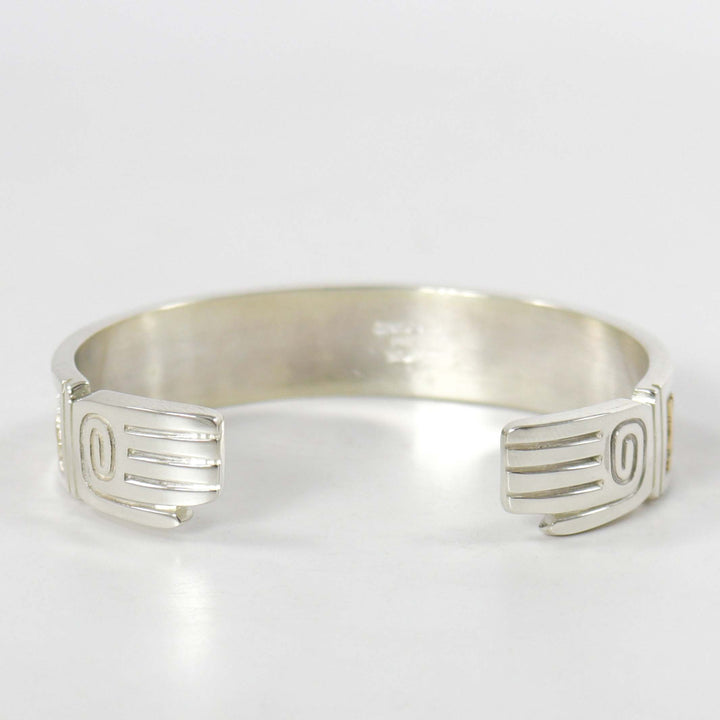 Gold on Silver Storyteller Cuff by Robert Taylor - Garland's