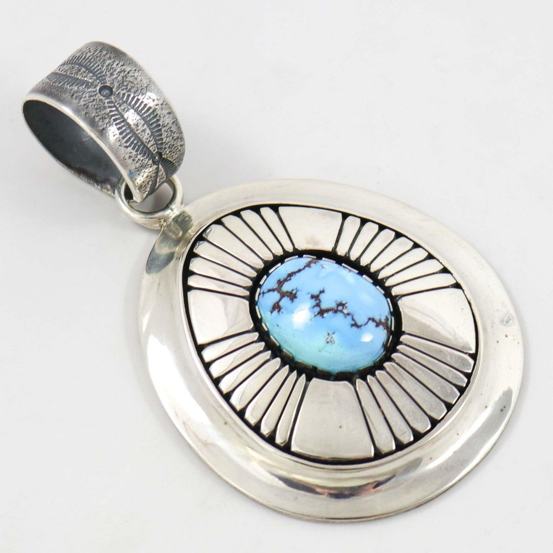 Golden Hills Turquoise Pendant by Al Joe - Garland's