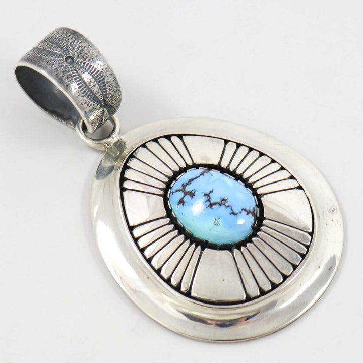 Golden Hills Turquoise Pendant by Al Joe - Garland's